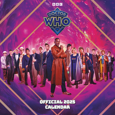 Doctor Who Calendar 2025 - Classic Square